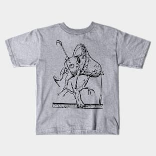 Grotesque #67 The Drolatic Dreams of Pantagruel (1565) Kids T-Shirt